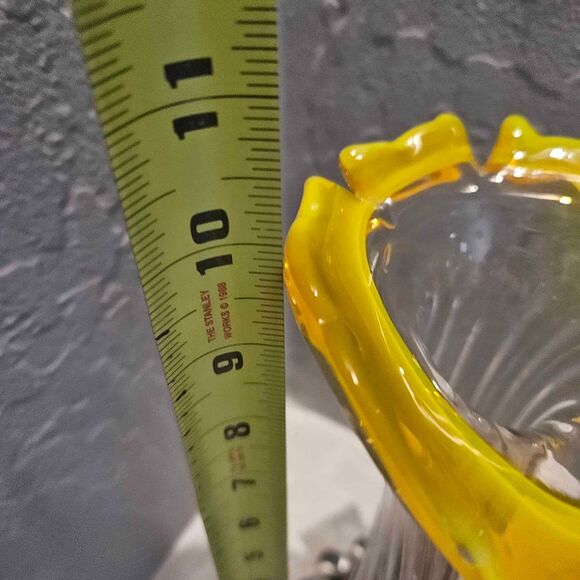 Jack in the Pulpit Art Glass Vase 10: - Picture 4 of 4